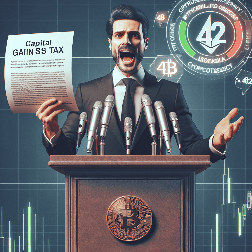 Italian Finance Minister Advocates for 42% Capital Gains Tax on Cryptocurrency