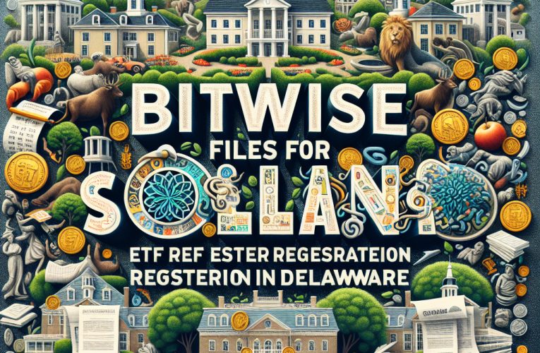 Bitwise Files for Solana ETF Registration in Delaware