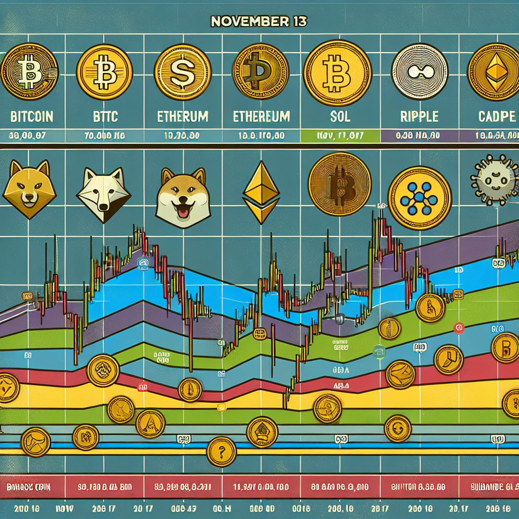 Cryptocurrency Price Analysis for November 13: BTC, ETH, SOL, BNB, DOGE, XRP, ADA, SHIB, TON, AVAX