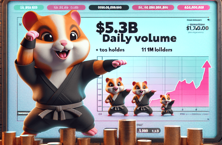 Hamster Kombat Achieves $5.3B Daily Volume with 11M Token Holders