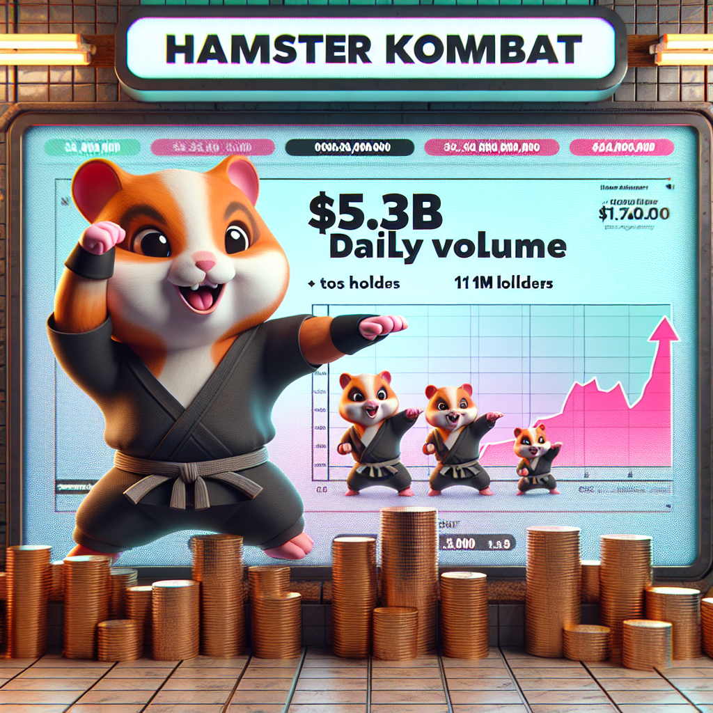 Hamster Kombat Achieves $5.3B Daily Volume with 11M Token Holders