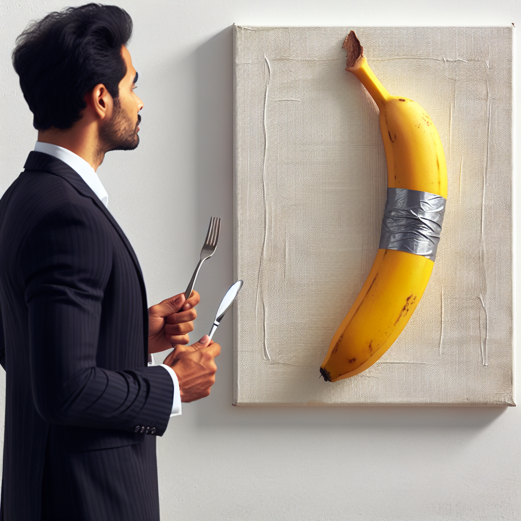 Justin Sun Buys $6M Banana Art and Intends to Consume It