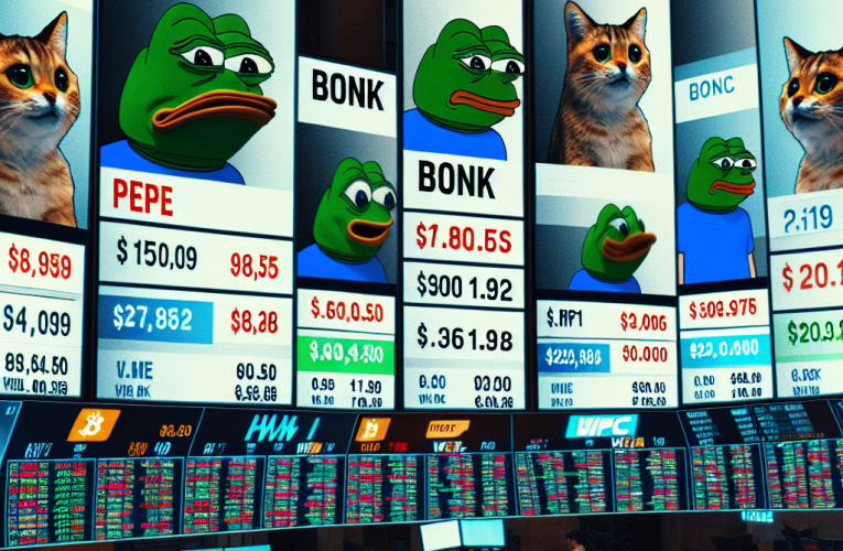 Meme Coin Market Plummets: PEPE, BONK, WIF, PNUT, POPCAT See Double-Digit Losses