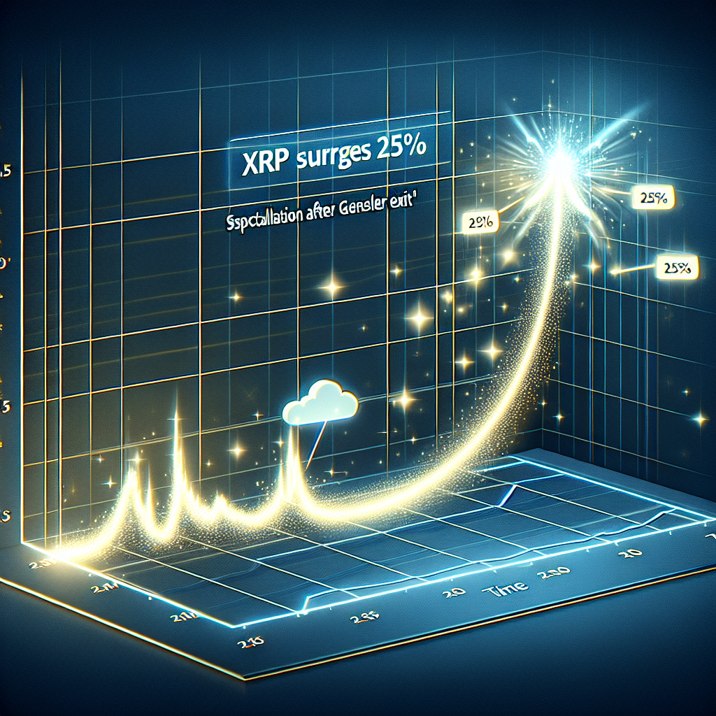 XRP Surges 25% Amid Speculation SEC Won't Appeal Post-Gensler Exit